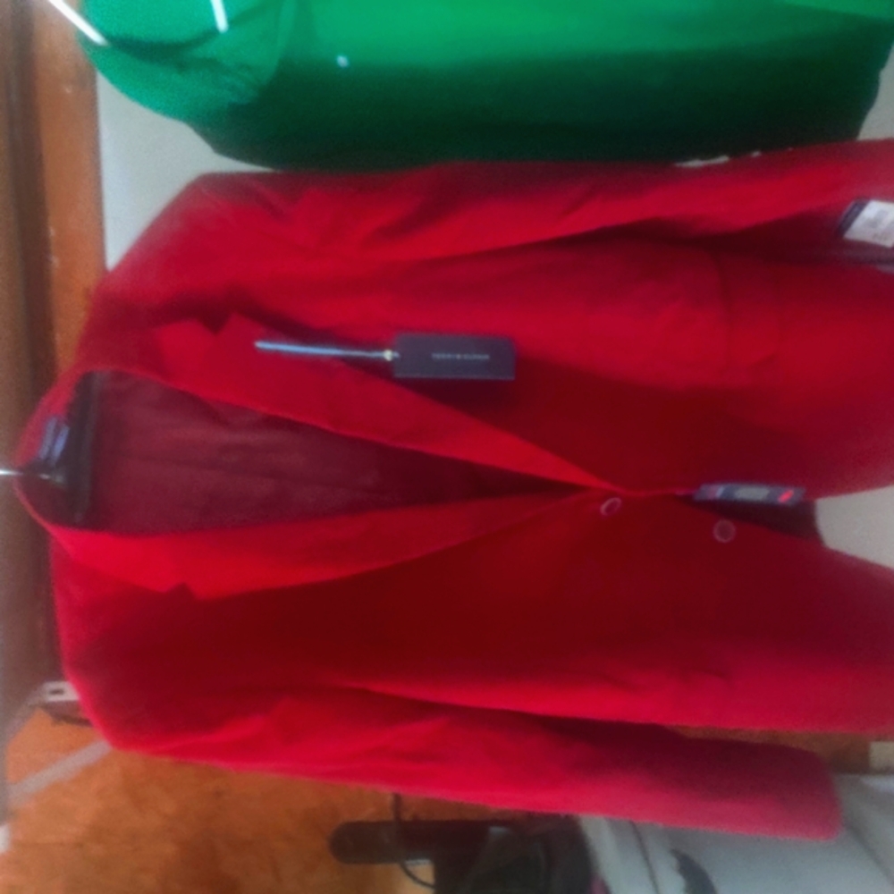 Tommy Hilfiger Red Men's Suit Jacket